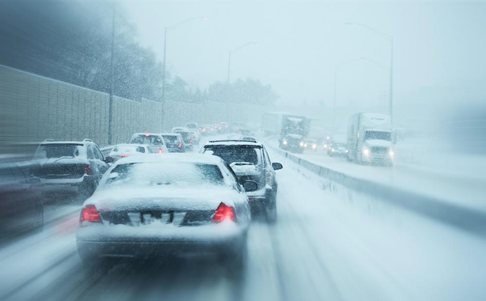 Salt lowers the freezing point of water, so rock salt has historically been used to salt icy roads in winter to melt the ice away.