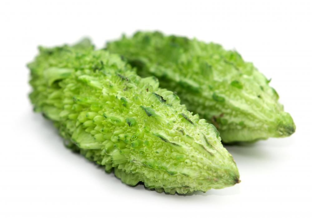 The bitter melon is also commonly called the balsam pear.