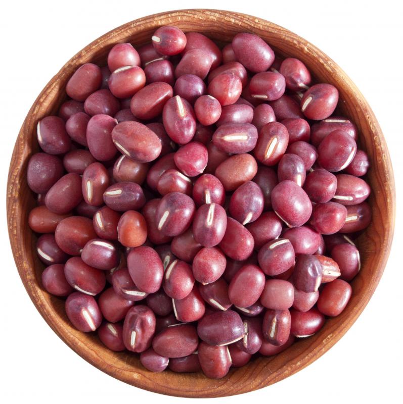 Azuki beans, which are used to make the filling for hopiang hapon.