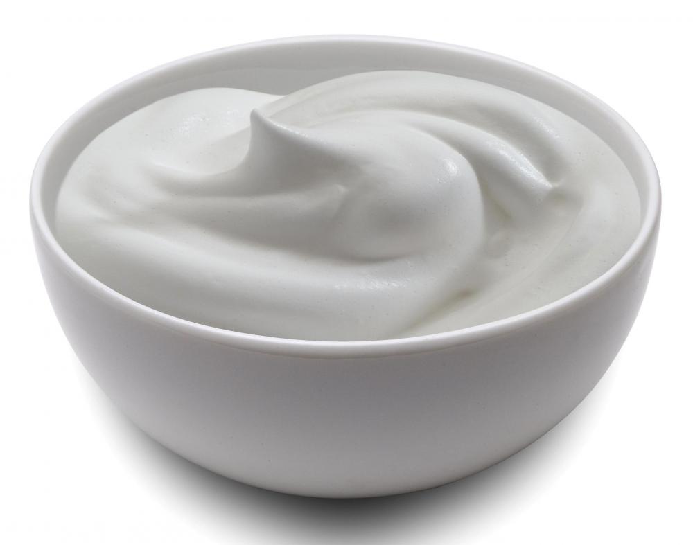 Greek yogurt, which can be substituted for cottage cheese.