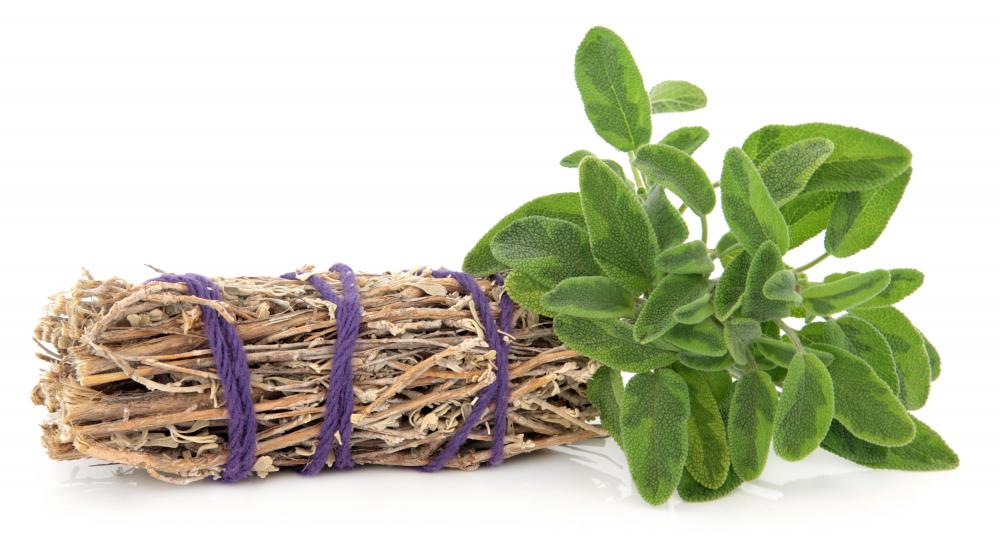 Most sausages are flavored with sage and other herbs.