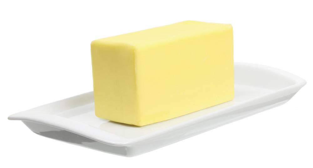Shortening is similar in texture to margarine, except it's a bit thicker.