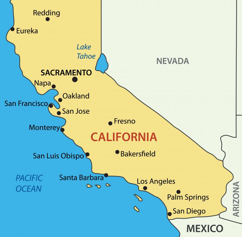 The Napa Valley is a winemaking region in California.