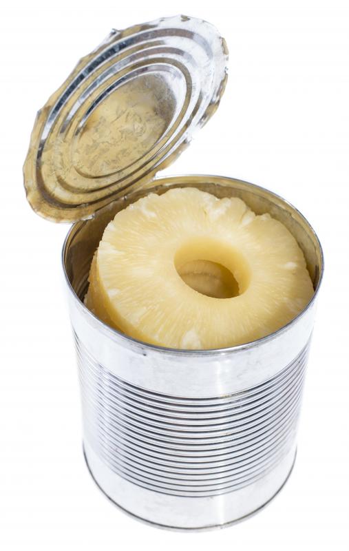 Canned pineapple can be used to make pineapple rum.