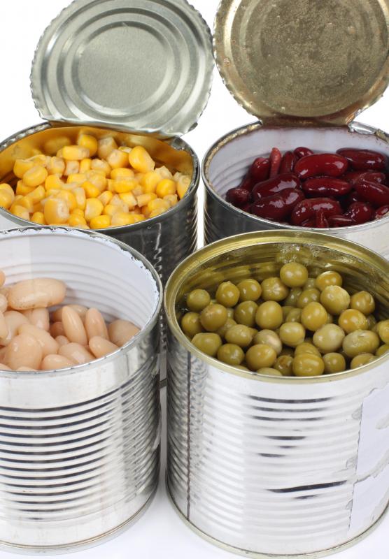 Soup kitchens run on donations of canned goods and other food.
