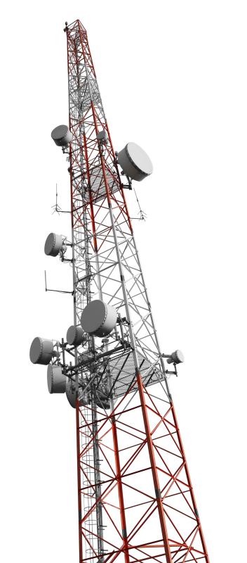 Microwave transmissions from cell towers are typically on the order of 300 watts.