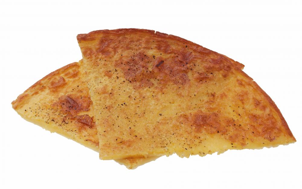 A pancake type bread made from besan.