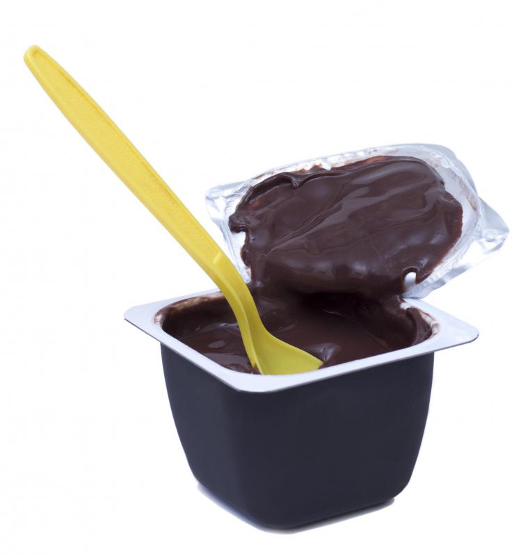 Chocolate pudding may have less caffeine than other chocolate foods.