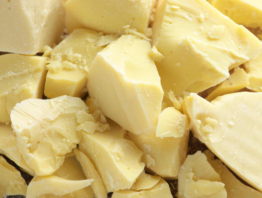 Cocoa butter is used to make chocolate.