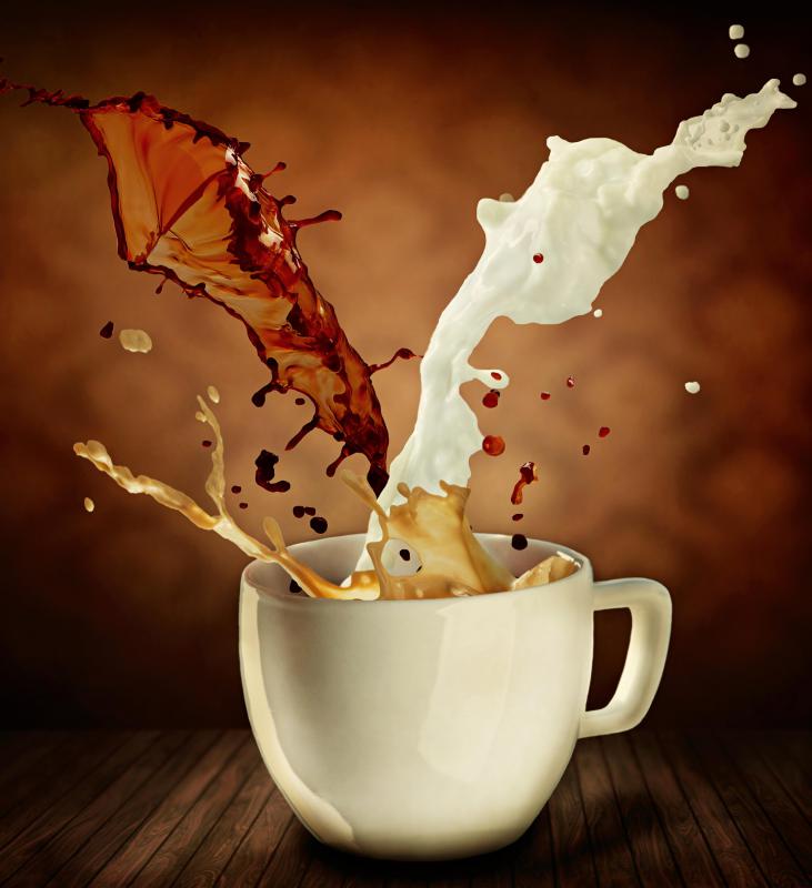 Heavy cream is used in drinks, such as coffee.