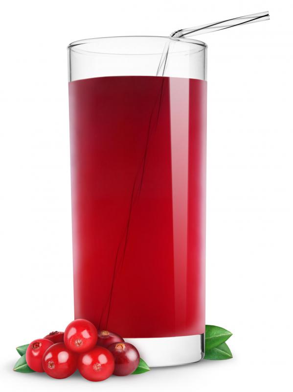 Cranberry juice.