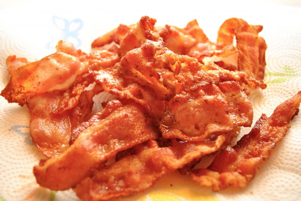 Salt pork is similar to bacon, but is typically not as lean.