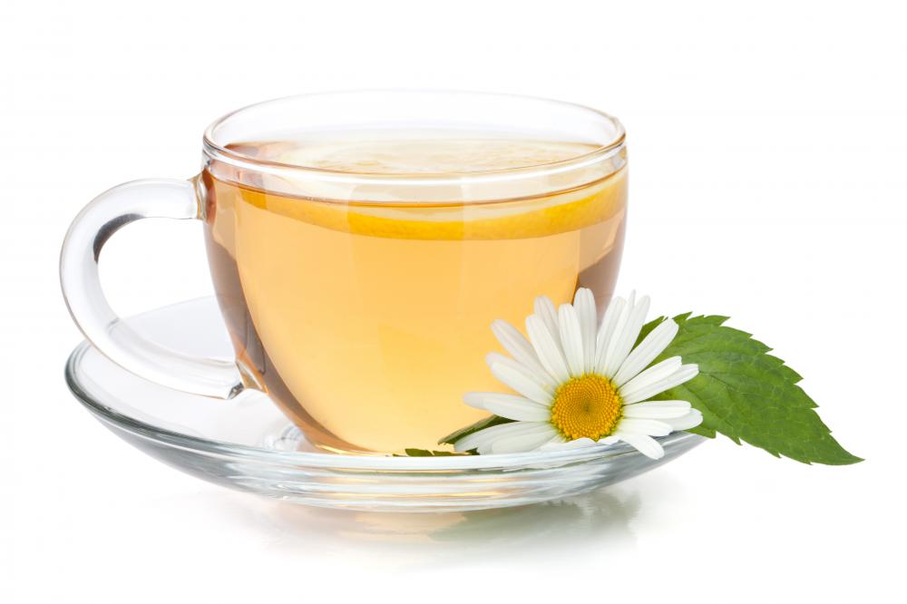 Chamomile is an herb that is often used to make tea.
