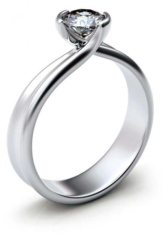 A diamond ring can easily fall down the sink while cooking.