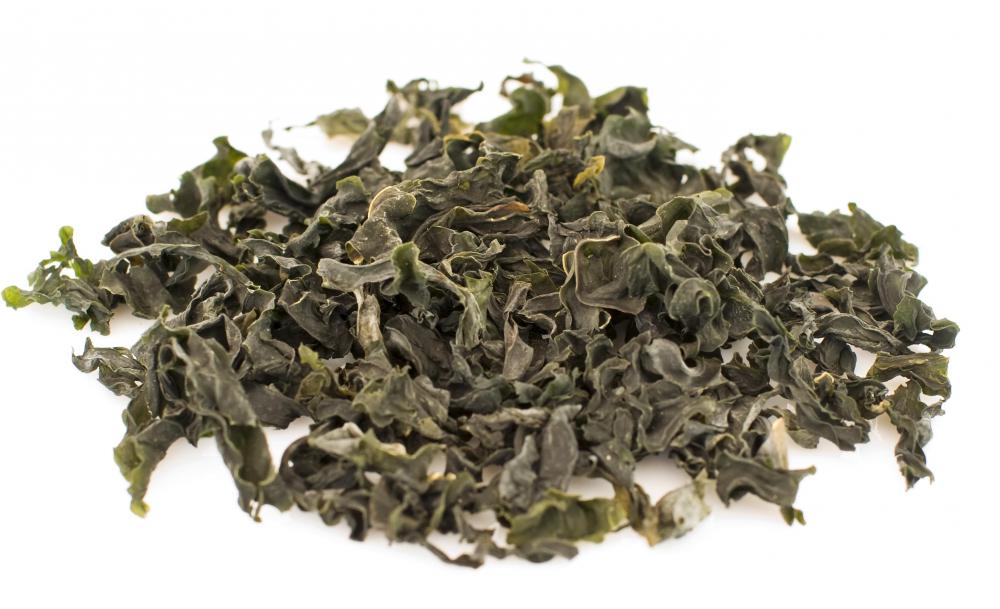 Green food coloring is often derived from seaweed.