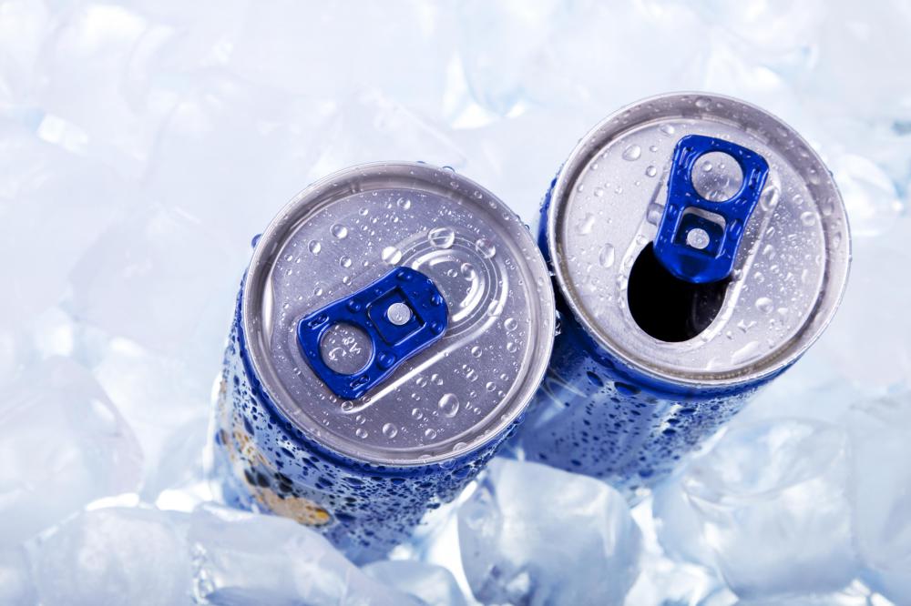 Energy drinks containing naturally-derived caffeine.
