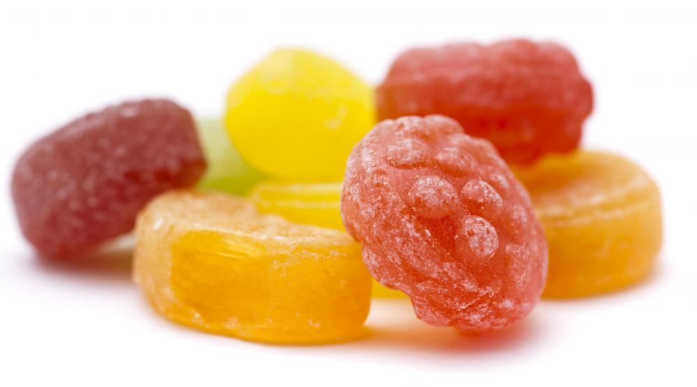 Sour candy dusted with citric acid to make it more sour.