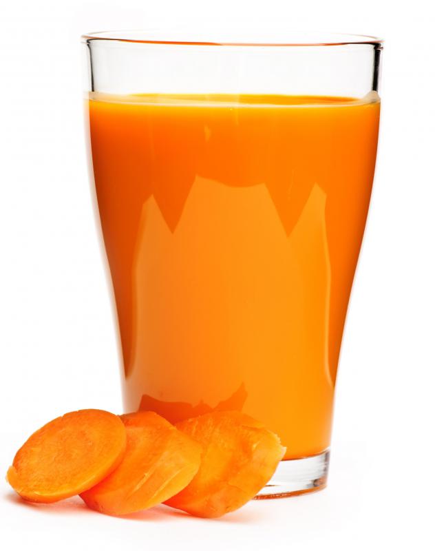 Carrot juice before fermenting.