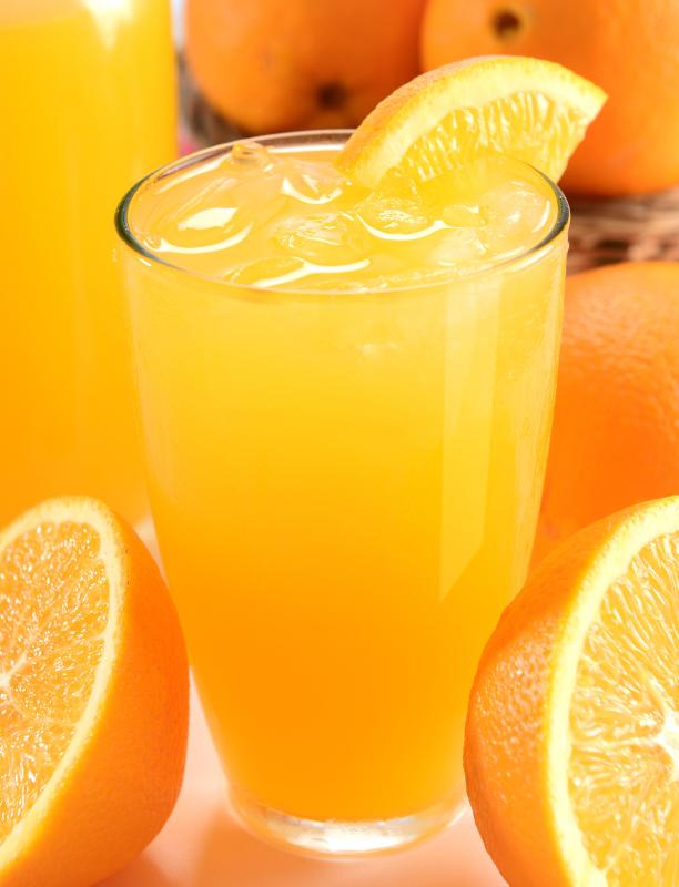 Orange juice is added to mangel-wurzel to make a refreshing tonic.