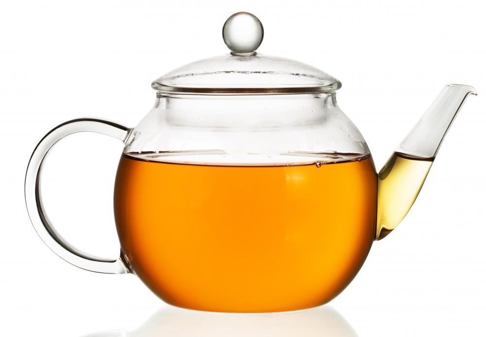 Tea is often steeped in a teapot.