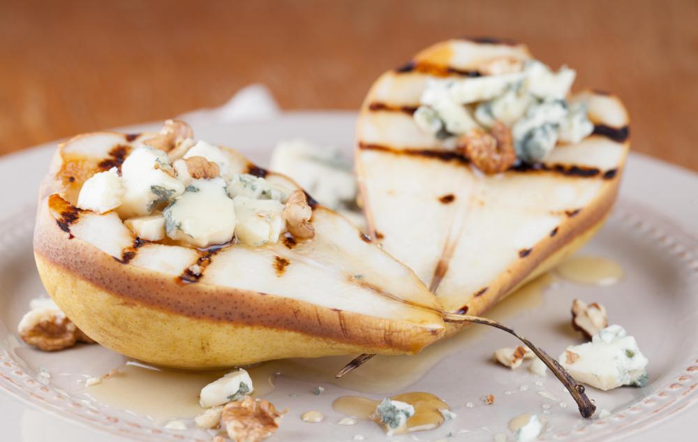 Pears may be grilled.