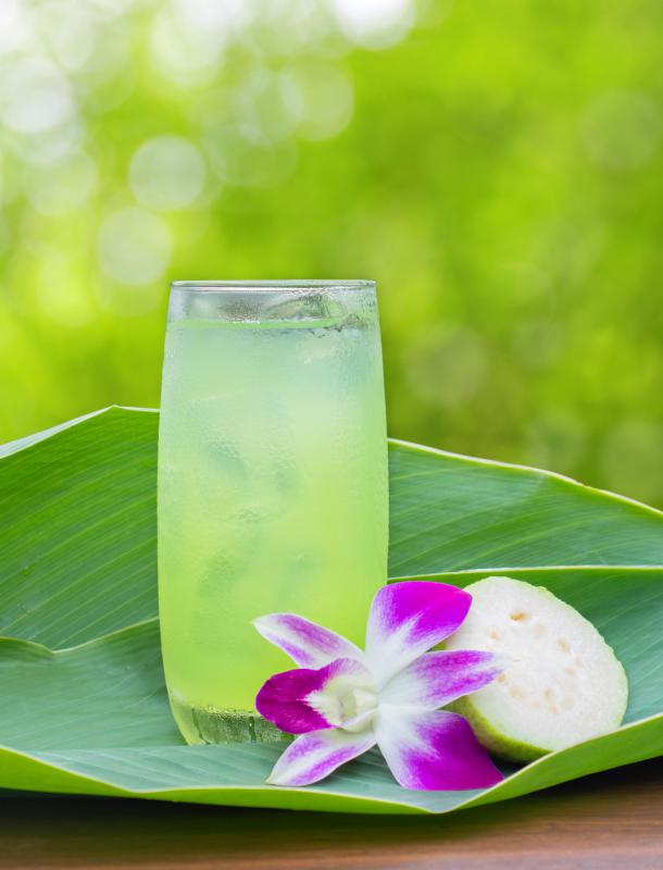 Guava fruit may be used to create a rich, sweet juice.