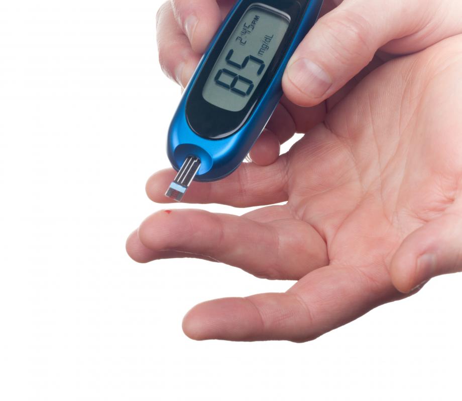 Diabetics must monitor their blood sugar, especially after eating sweet foods.