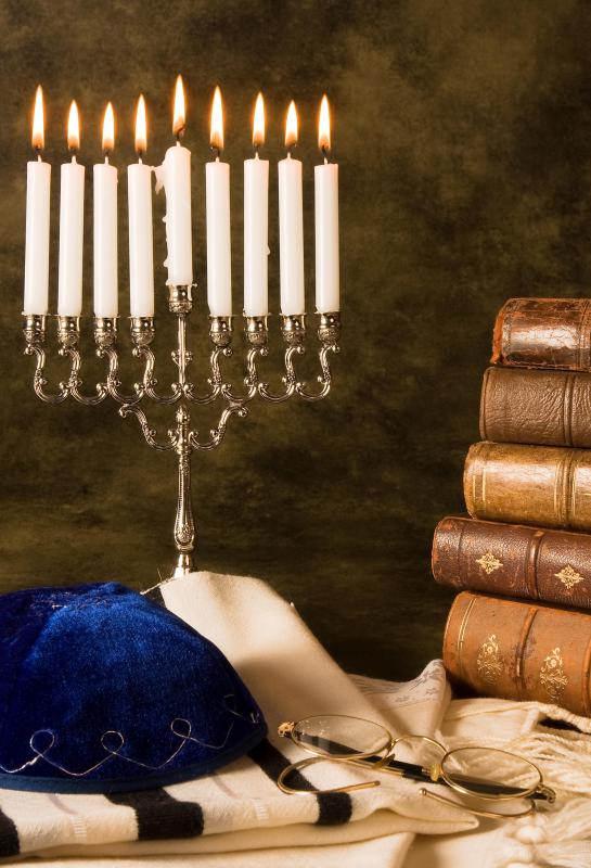 Latkes are a popular dish during Hanukkah.