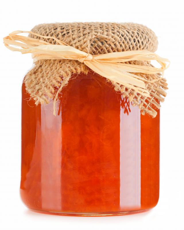 Quince turns a a deep red when cooked and is often used to make jams and jellies.