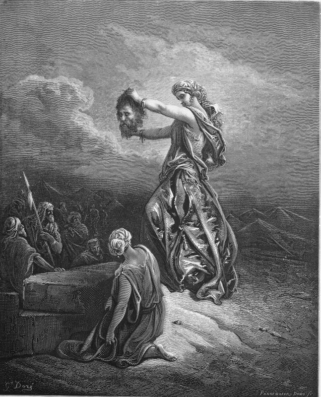 Judith of Holofernes used latkes to make the leader of the Assyrians fall into a deep sleep before cutting off his head.