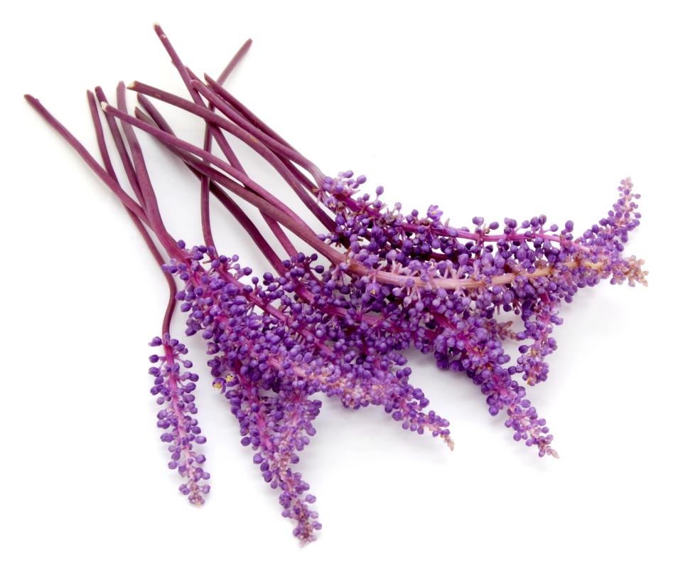 Lavender is a common addition to bath products.