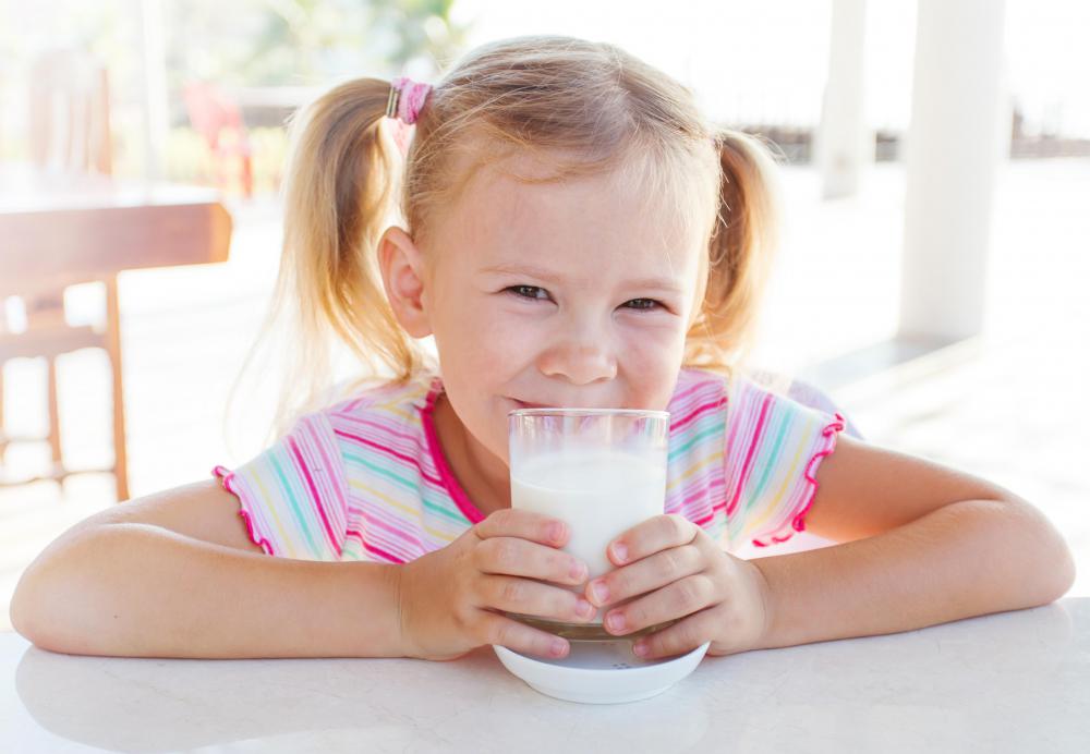 Malted milk powder could be used as a way to get a child to drink milk.