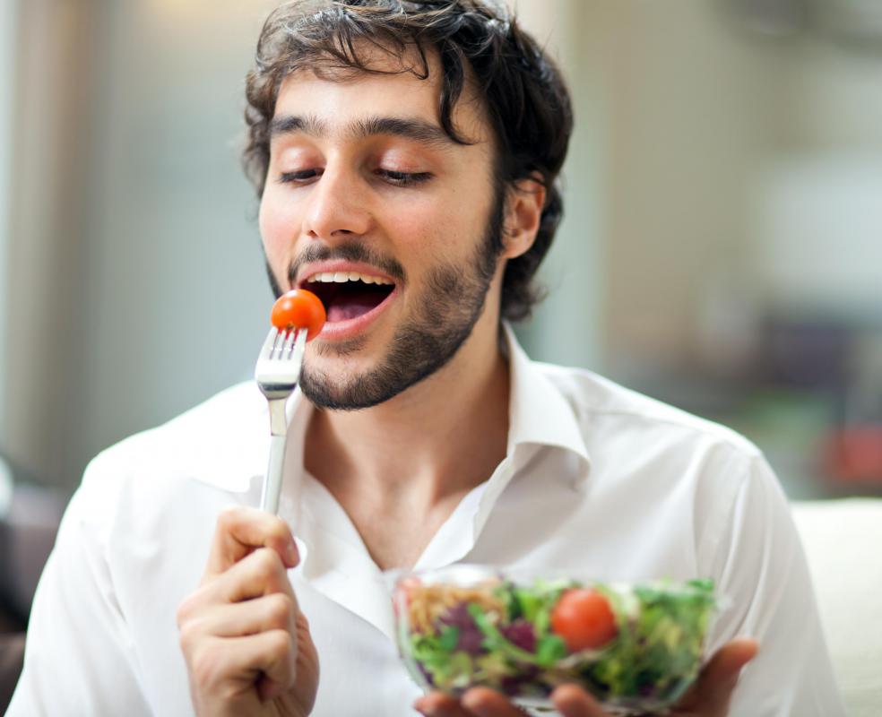 Grape tomatoes are easy to include in a salad.