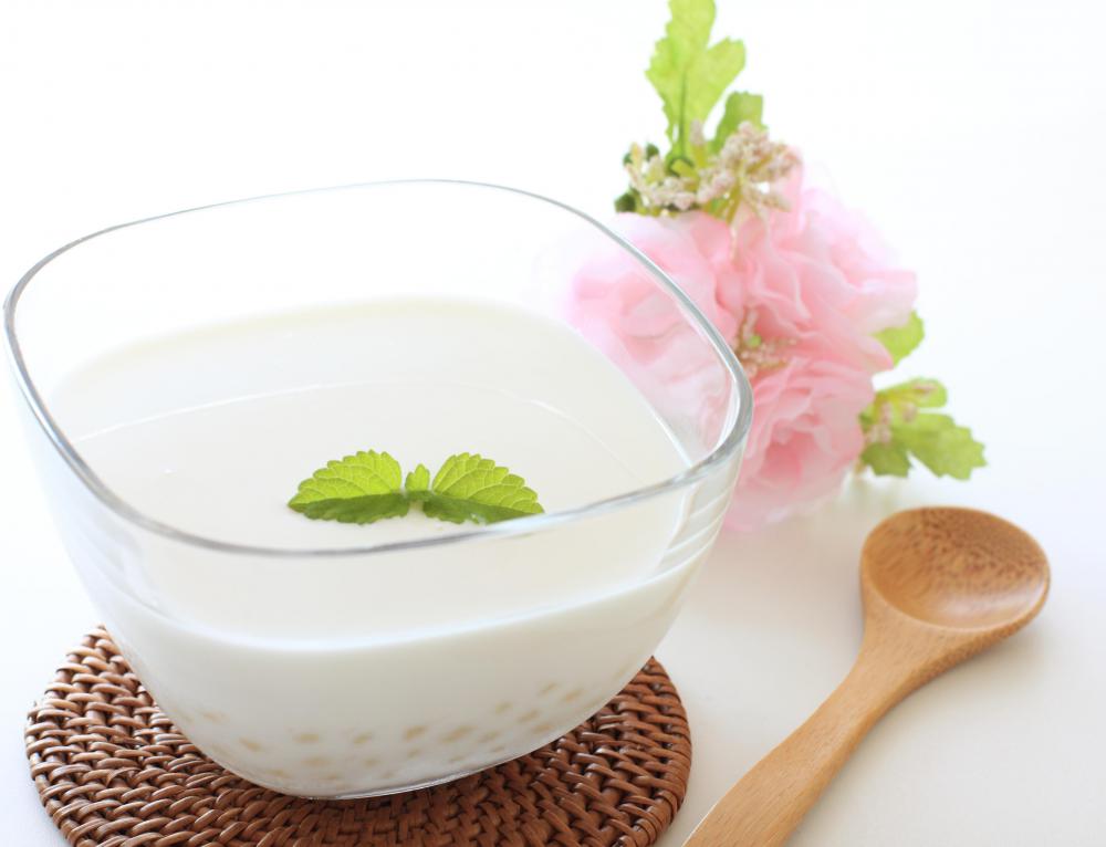 Tapioca is used as a thickener for puddings.