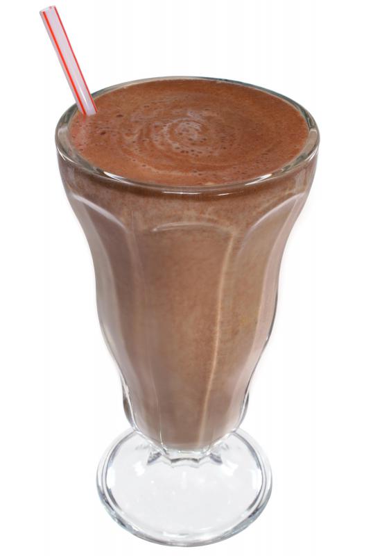 A classic milkshake is a combination of ice cream and milk.