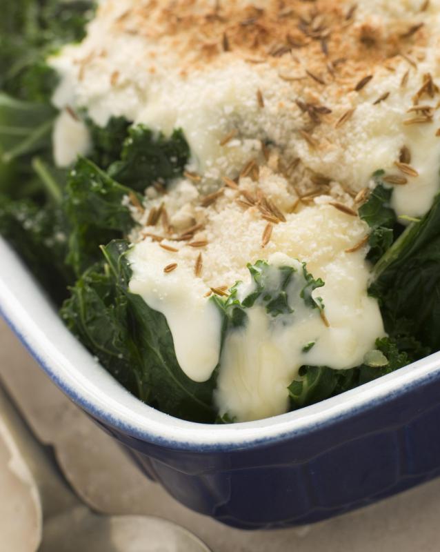 Most kale is eaten cooked.