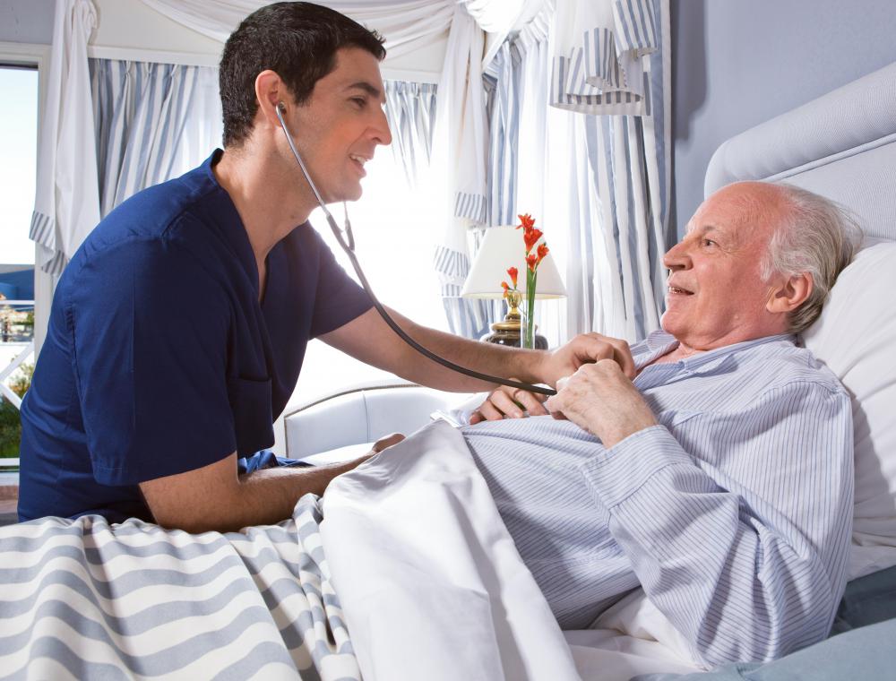 A person affected by salmonella may require hospitalization.