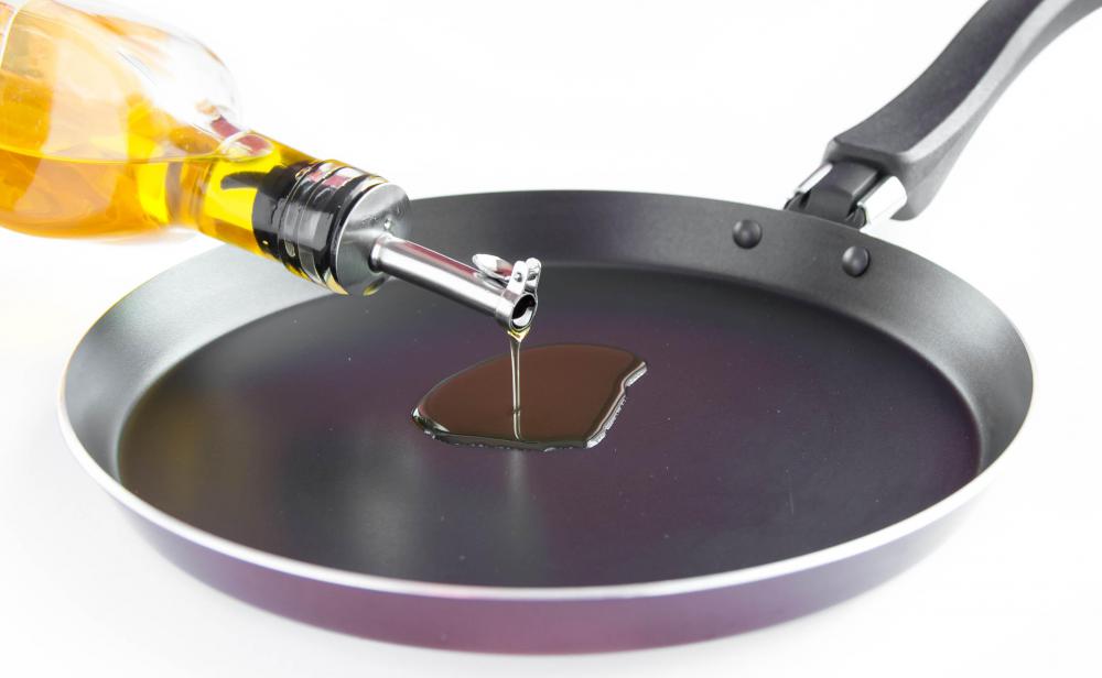 Olive oil is great for cooking a variety of meals.