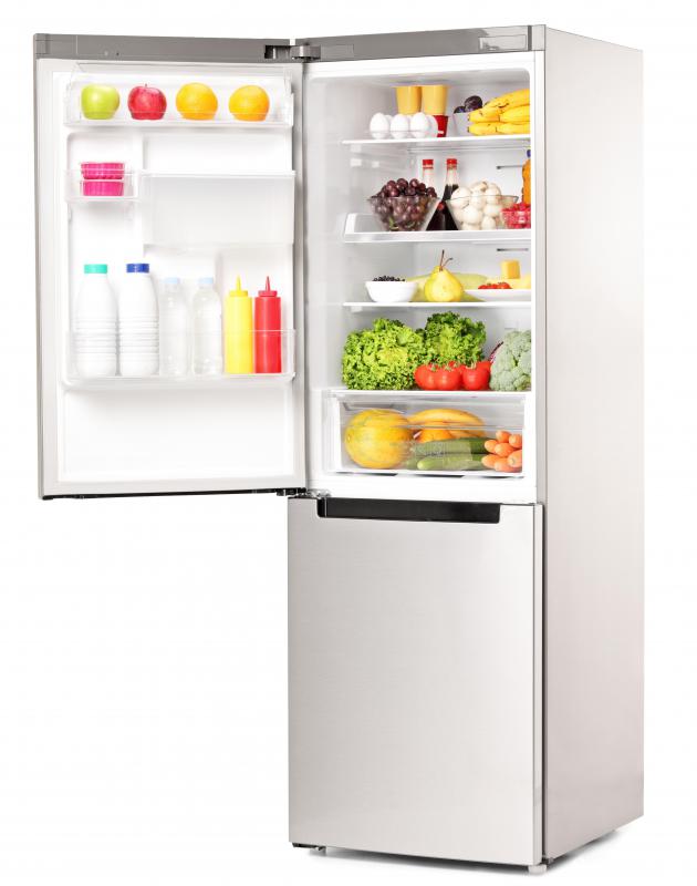 Smart refrigerators sense the products that are stored inside.