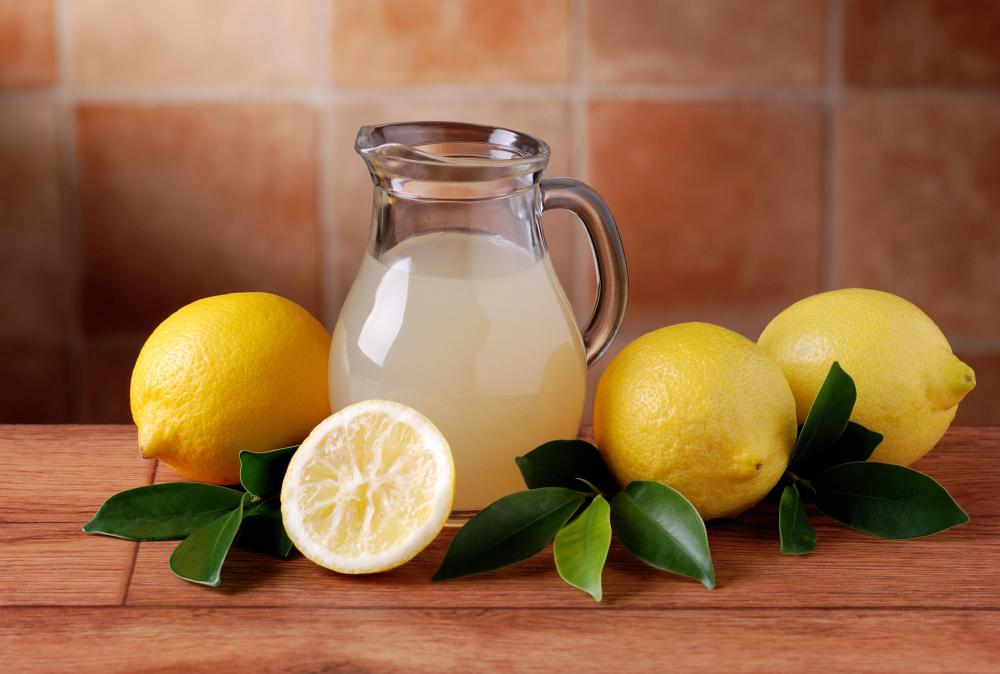 Lemonade may be used in lieu of orange juice when making fuzzy navels.