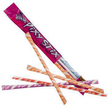 Pixy Stix were are popular penny candy in the 1960s.