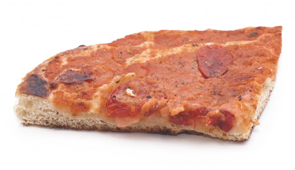 Many pizza eaters like to add red pepper flakes to their slices.