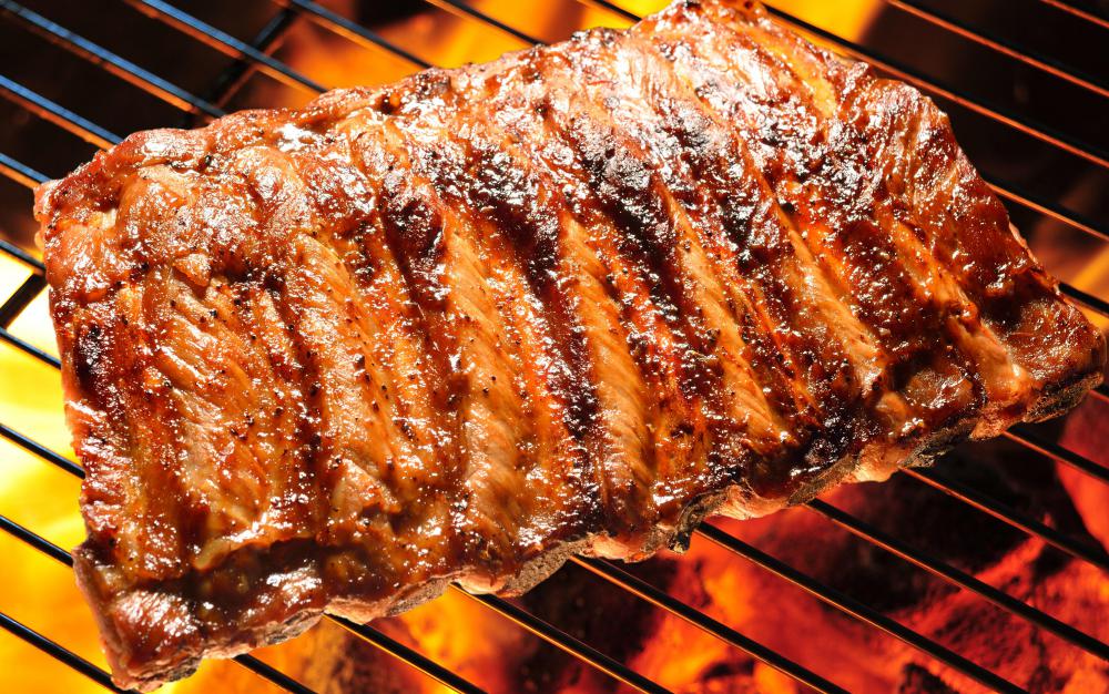 Lemon pepper is commonly used to season grilled meats.