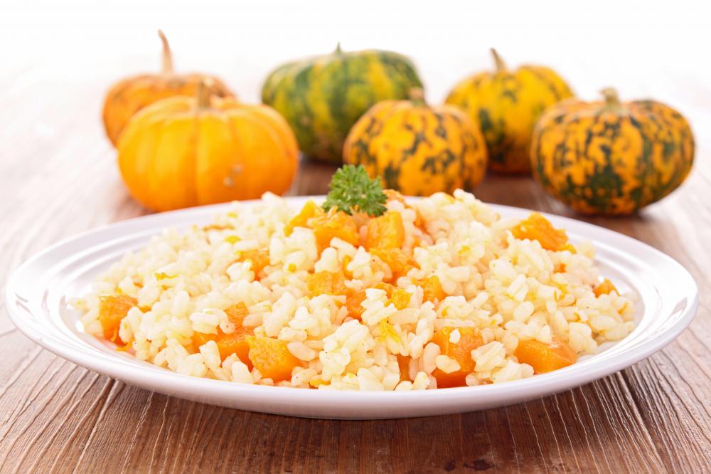 Pumpkin risotto.