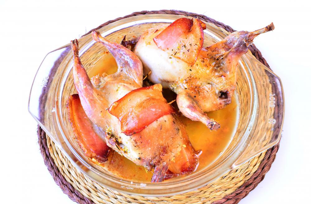 Most cornish game hens are roasted when cooked.