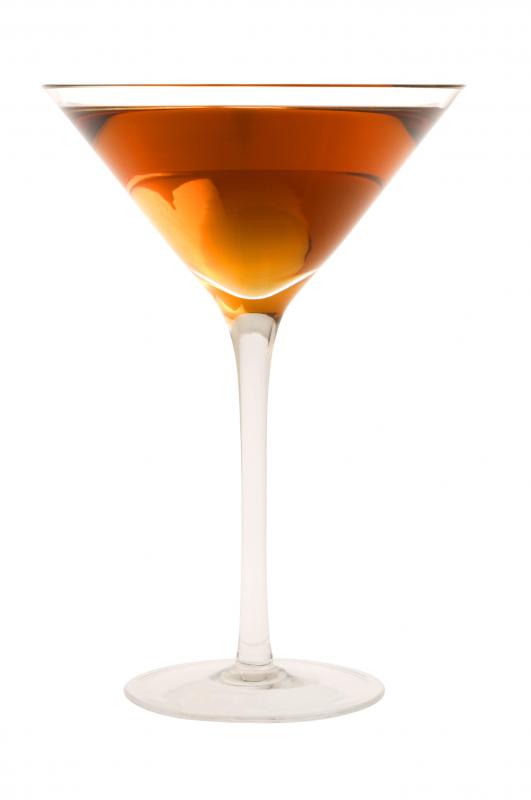 When Scotch is used in place of rye whiskey, the drink becomes a Rob Roy.