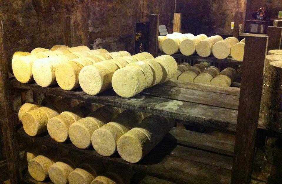Roquefort goes through a series of processes, including salting and natural ripening in caves.