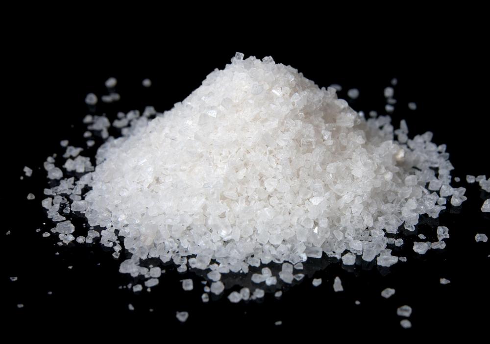 A small pile of salt peter, which is sometimes mixed into country ham.