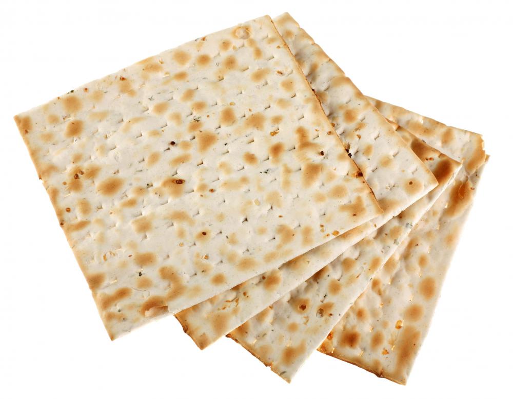 Matzoh is a kosher food that is traditionally served during Passover.