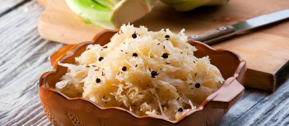Sauerkraut is made from cabbage.
